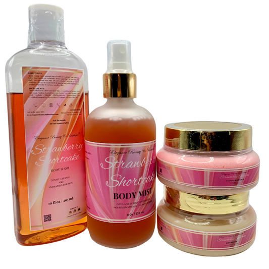 Elegance Beauty & Boutique® Luxury Body Care Big Box Bundle: Strawberry Shortcake
