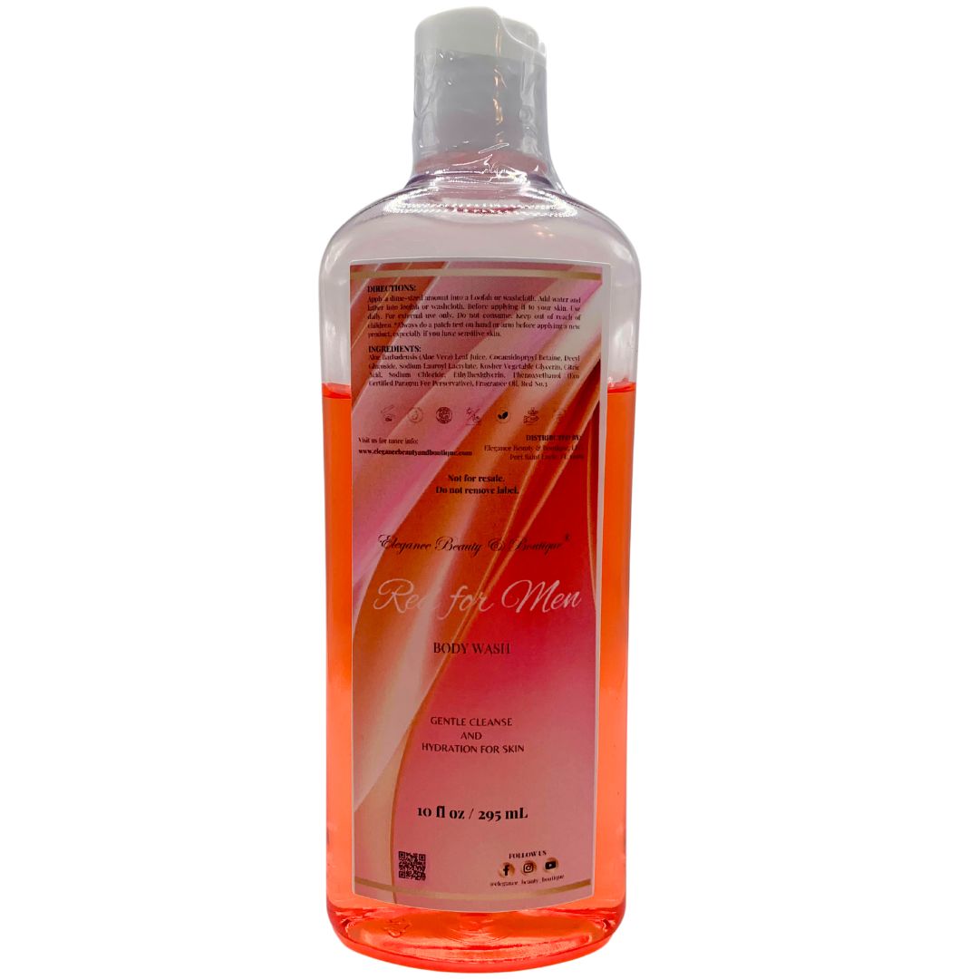 Red for Men: A Bold Symphony of Strength and Warmth | Body Wash
